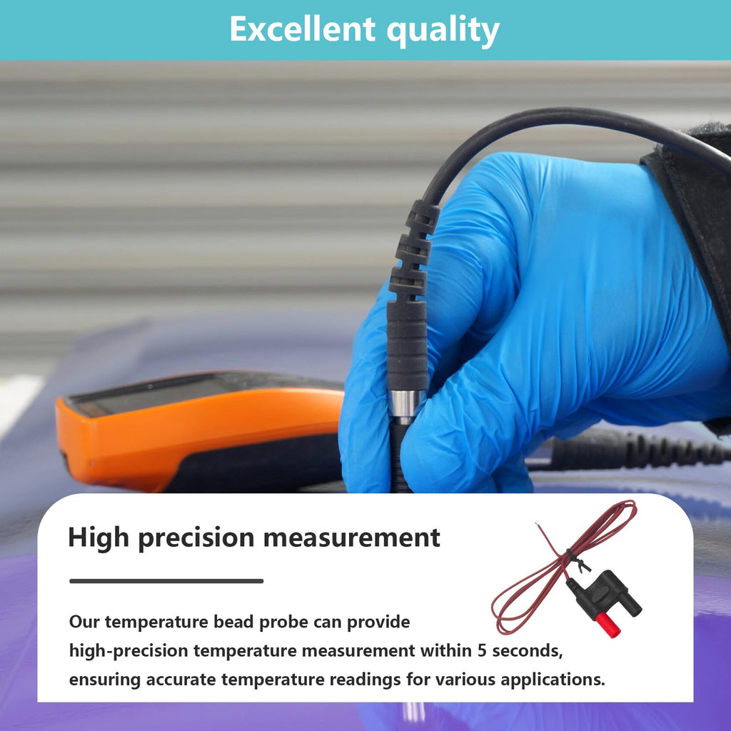 80BK‑A Type K Thermocouple, Temperature Bead Probe Fits Fluke Multimeter