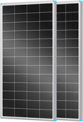 2PCS 200W Solar Panel N-Type, 25% High Efficiency Solar Panel | 400W Solar Panel 16BB for RV Roof Boat Camping Van