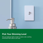 Lutron Ariadni/Toggler LED+ Dimmer Switch, Toggle Dimmer, Single Pole/3-way