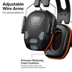 AESEM2 Slim Bluetooth 5.4 Hearing Protection Earmuffs