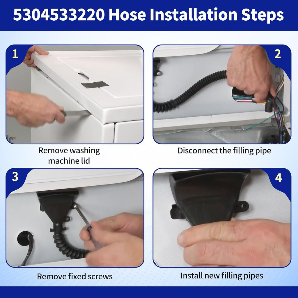 5304533220 Washer Fill Hose Compatible with Frigidaire