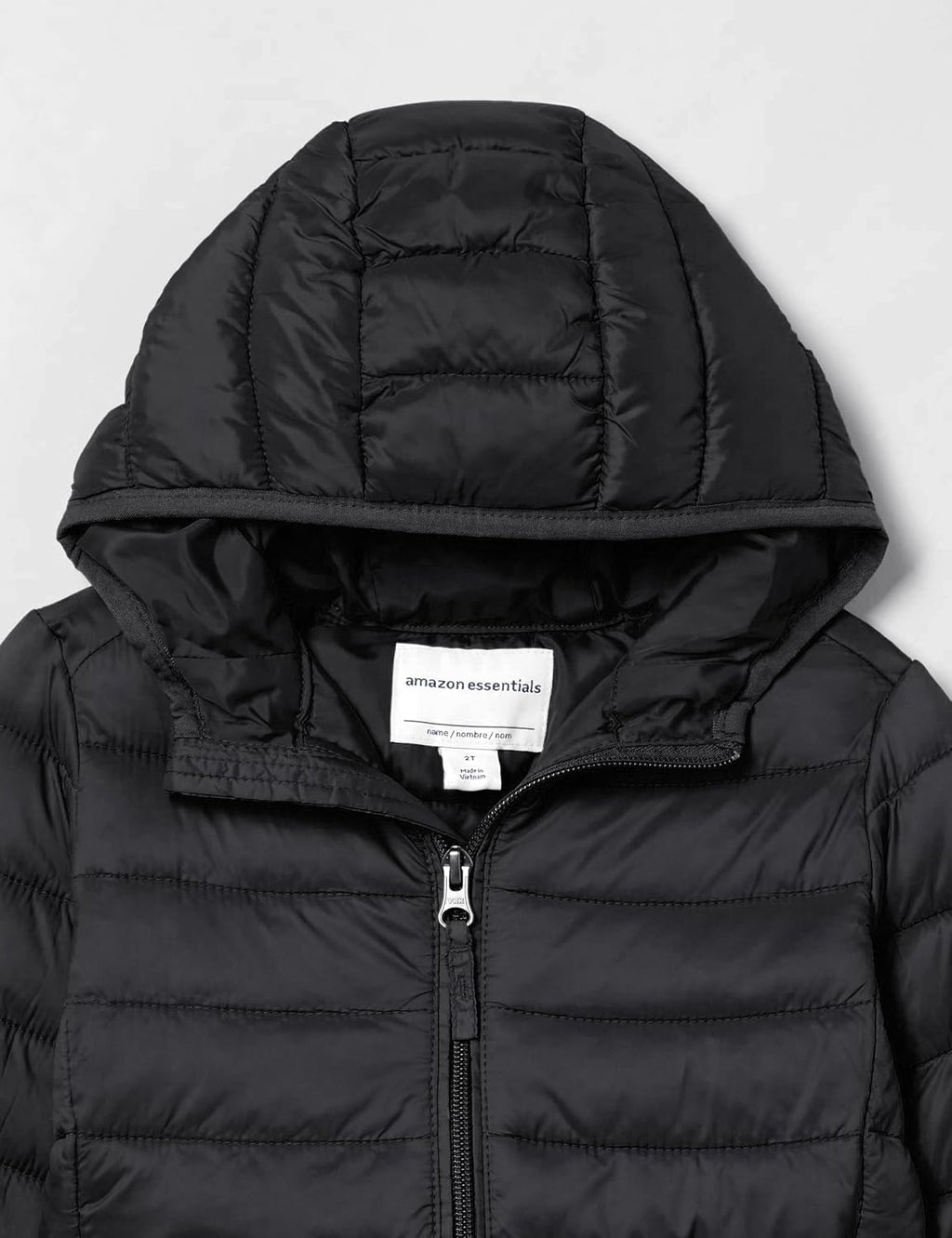 Boys and Toddlers' Lightweight Water-Resistant Packable Hooded Insulated Puffer Jacket