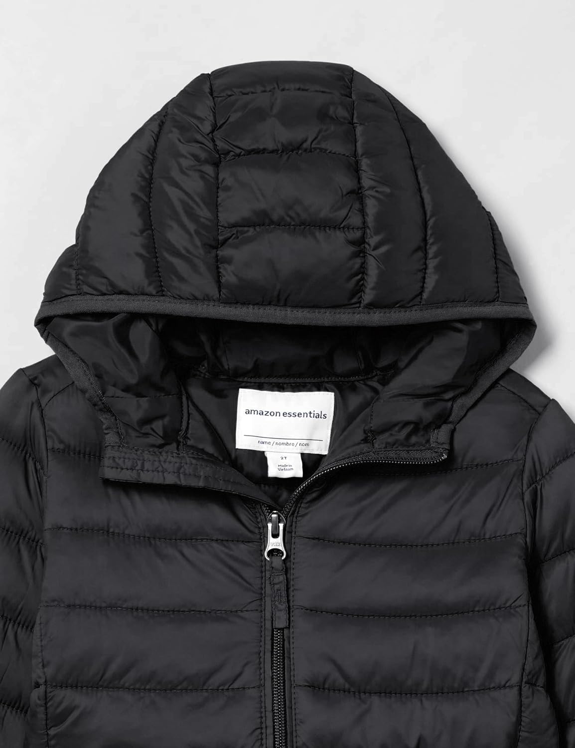 Boys and Toddlers' Lightweight Water-Resistant Packable Hooded Insulated Puffer Jacket