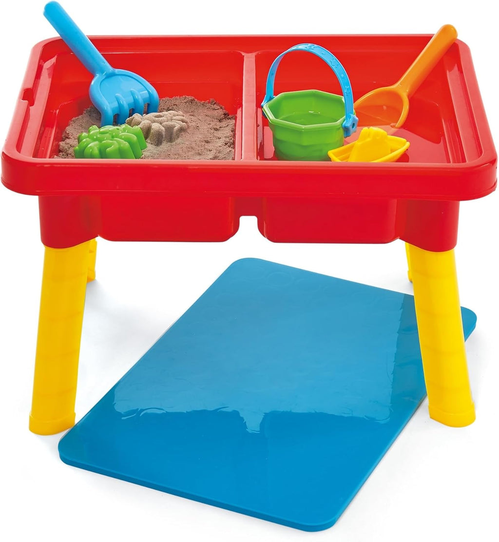 Sand 'n Splash Activity Table | Scoop, pour and build at stand-up height - dual sensory bins with a cover for