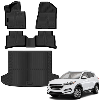 Floor Mats Cargo Mat for Hyundai Tucson 2016 2017 2018 Accessories