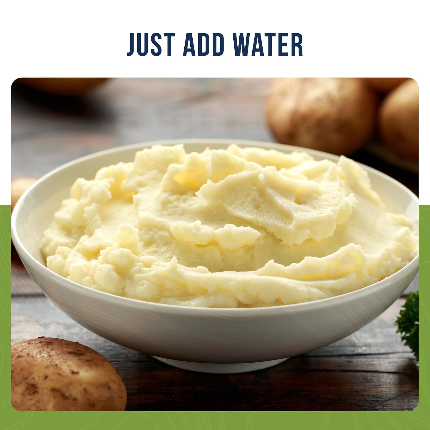 Instant Mashed Potatoes Can | Emergency Food Supply, 30 Servings, 10 Year Shelf Life, Certified Gluten Free Mashed