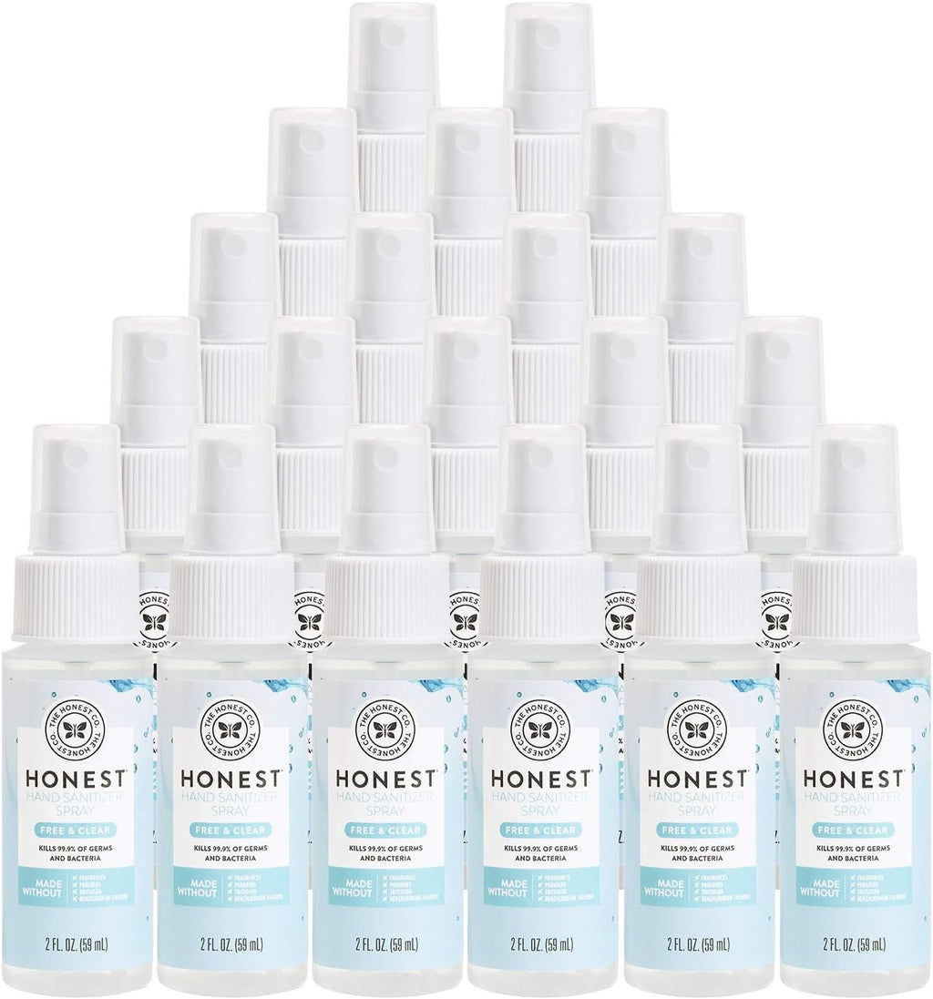 Hand Sanitizer Spray, 2oz, Free & Clear, 2 Fl oz(Pack of 20)