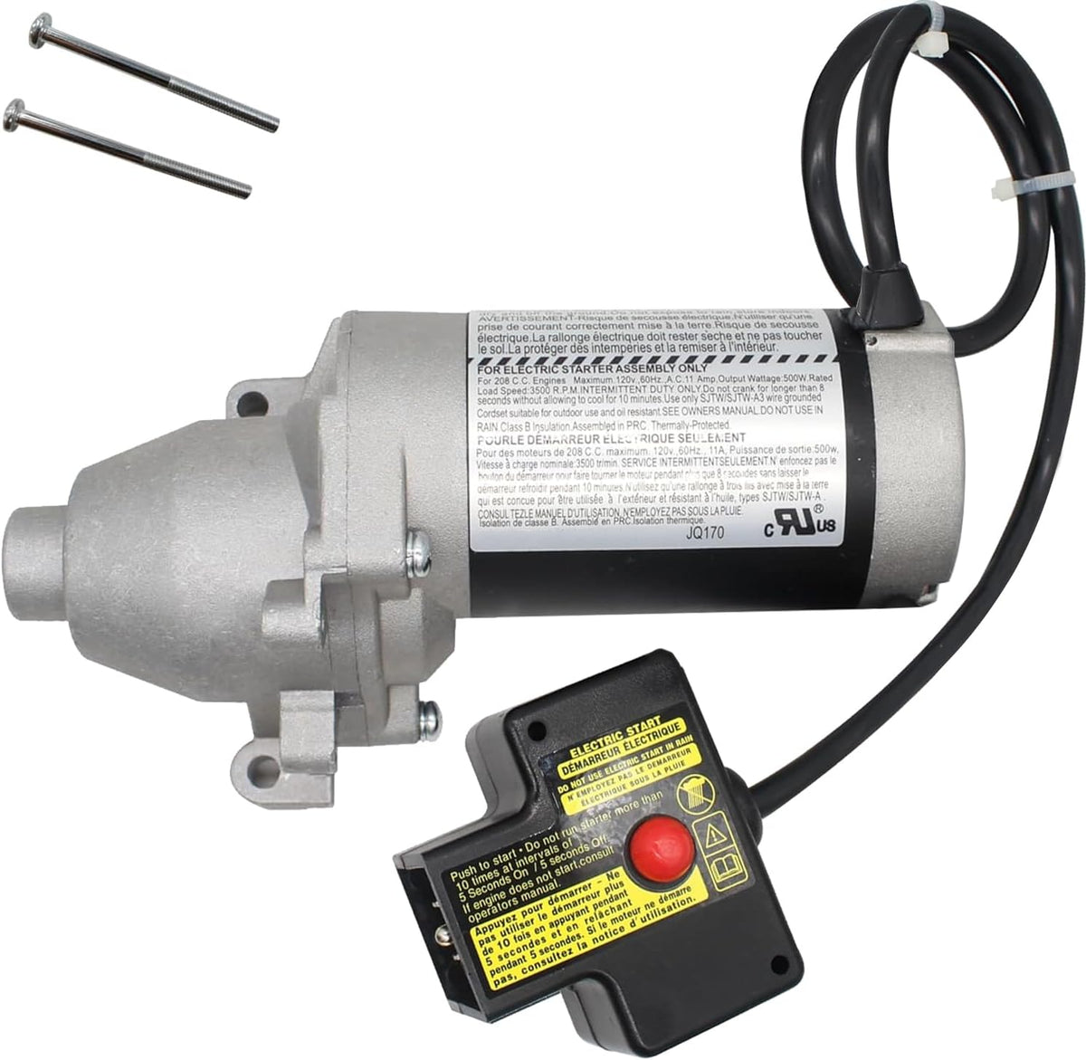951-10645 Electric Starter Motor JQ170 17 Teeth for Ariens AX208CC AX254CC