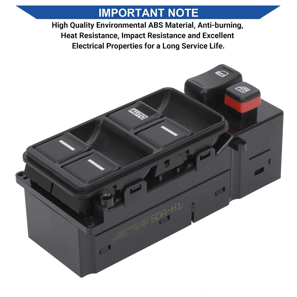 Master Power Window Switch for 2003-2007 Honda Accord CM5 CM6 Sedan