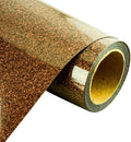Brown Glitter HTV Heat Transfer Vinyl, 10 Inch X 5 Feet Iron on Vinyl Rolls for Garment T-Shirt, Compatible with