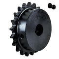 Jeremywell #40 Roller Chain Sprocket, 21 Tooth B-Hub, 3/4" Bore