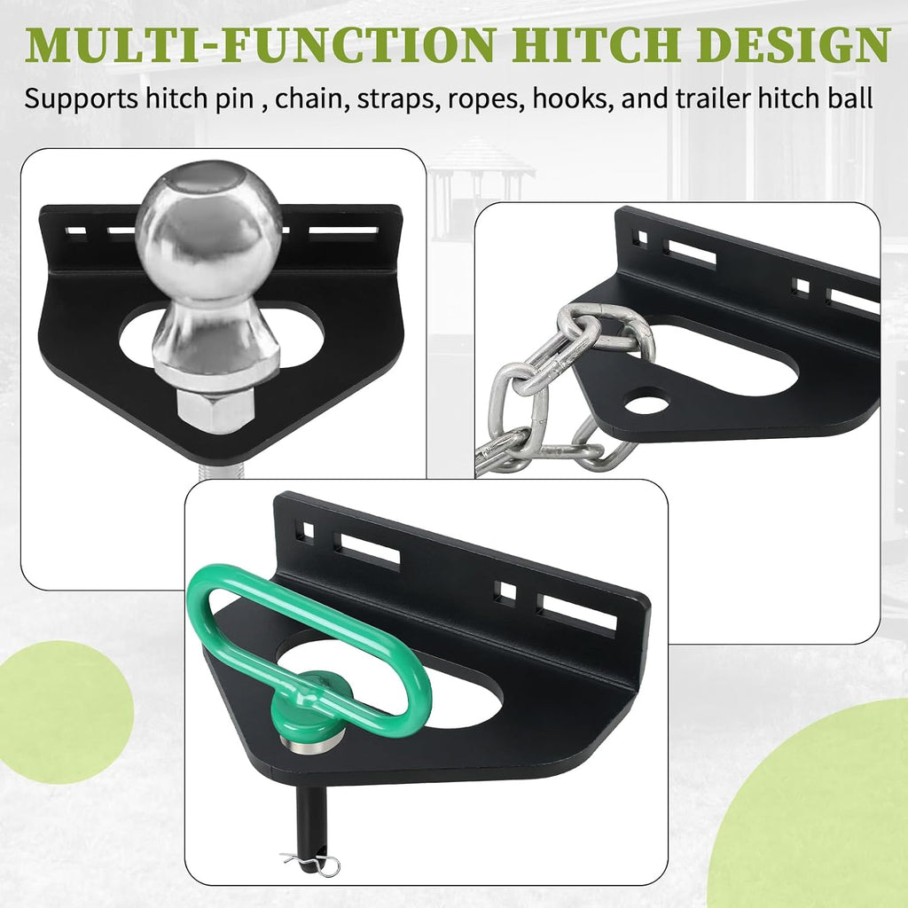 Zero Turn Lawn Mower Trailer Hitch, Trailer Hitch Fit for Craftsman, John Deere, Cub Cadet, Exmark, Toro etc Lawn