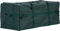Heavy Duty Canvas Christmas Tree Storage Bag with Straps, fits up to 7.5 ft Tree, Green