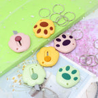 6PCS Creative Cute Cat Paw Mini Utility Knives Portable Art Knife Retractable Envelope Knife Letter Opener Carton