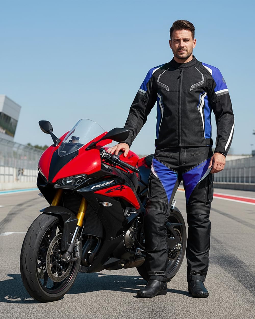 Motorcycle Jacket for Men & Women All Season Hi Viz Armored Safe Riding Enduro Dual Sport Motorbike Adventure Touring