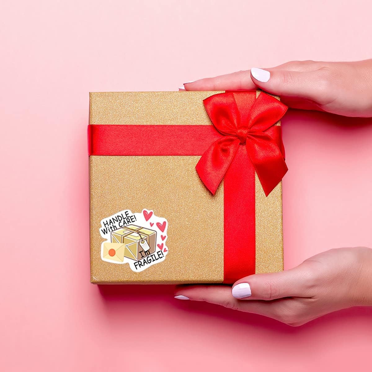 Fragile Handle with Care Stickers for Small Business Package
