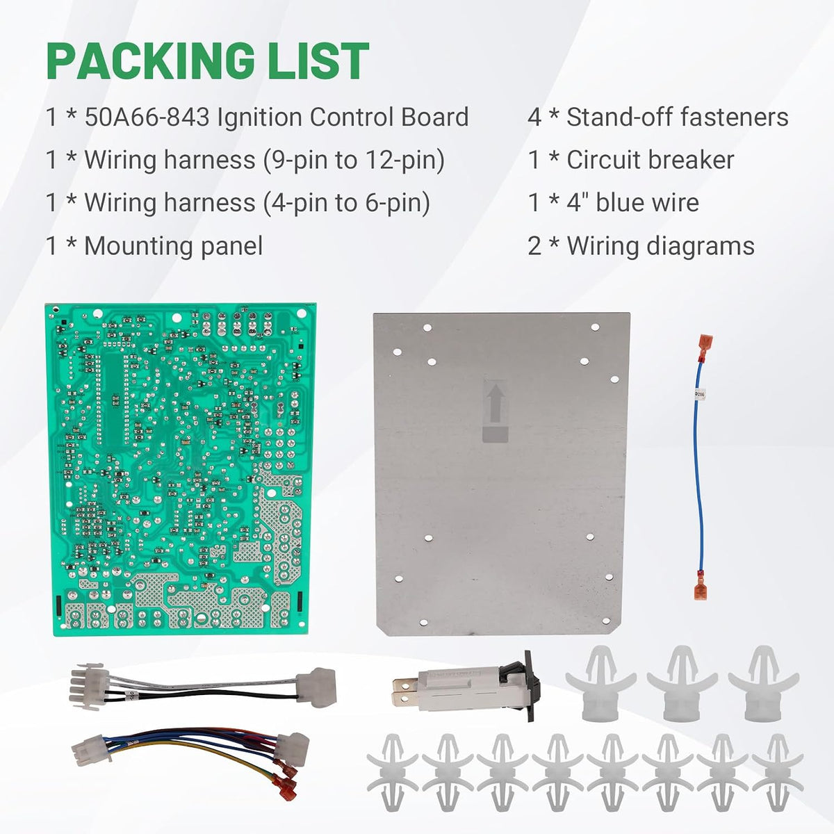 32M8801 Furnace Control Circuit Board Compatible with Lennox, Replace 10M9301 12L6901 56L8401