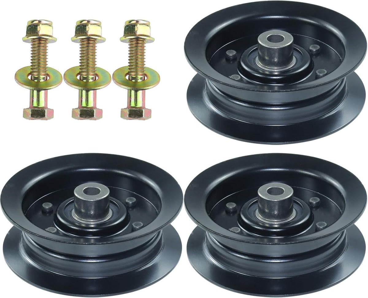 3Pcs 132-9420 Idler Pulley for Toro Timecutter SS5000 42" 50" Mower