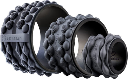 Back Roller, Back Wheel Foam Roller - Targeted Muscle Roller for Deep Tissue Massage, Back Stretcher