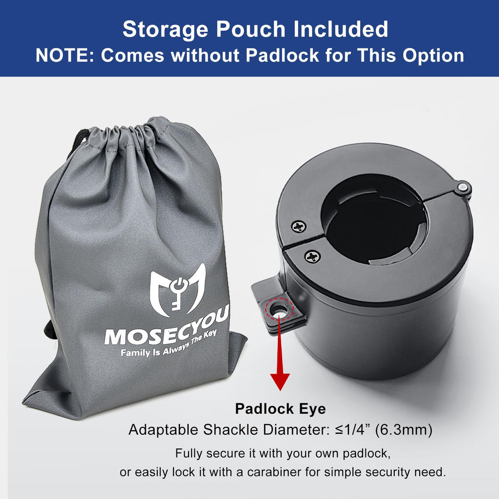 Door Knob Lockout Device, All-Metal Version, Without Padlock