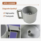 112204S Food Processor Gray Bowl 3 Qt Compatible with Robot Coupe R2 Bowl