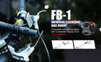 FB-1 Universal Flashlight Bike Mount for Flashlight (Bicycle Lighting Mount Accessories)