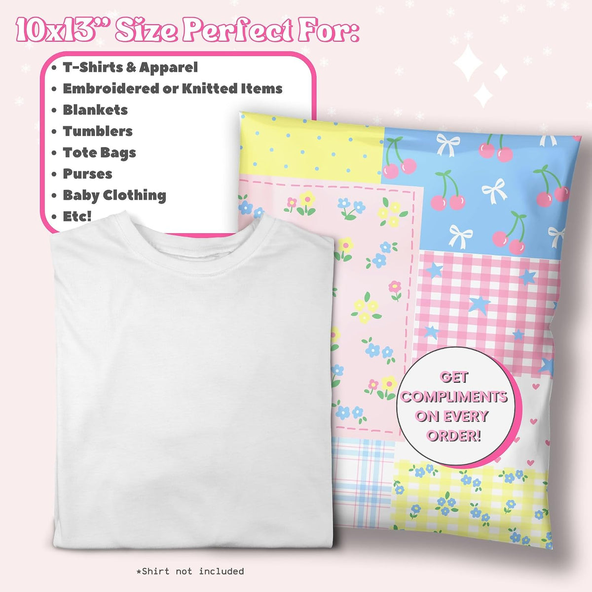 Poly-mailers 10x13 Shipping Bags for Small Business