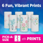 Pick-A-Size Paper Towels, 2-Ply Spirited Prints, 6 Double Rolls