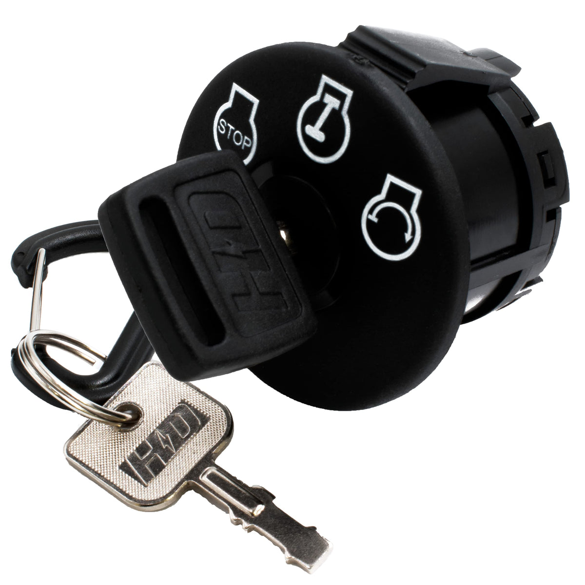 077-8076-00 Ignition Switch w/Premium Soft-Grip Key for Bad Boy Mowers