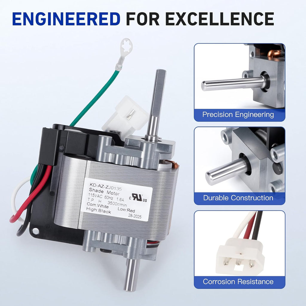 Furnace Draft Inducer Blower Motor Compatible with Carrier, Bryant, Payne - Replace HC21ZE116 HC21ZE118 Exhaust Vent Venter Motor