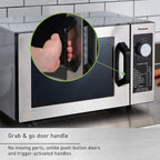 NE-1025F Compact Light-Duty Commercial Microwave Countertop Oven with 6-Minute Electronic Dial Control Timer, Bottom