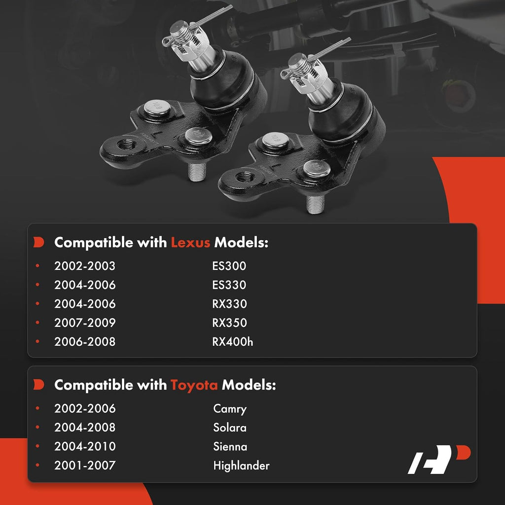 A-Premium Front Lower Ball Joint Forge Steel, Compatible with Toyota, Lexus