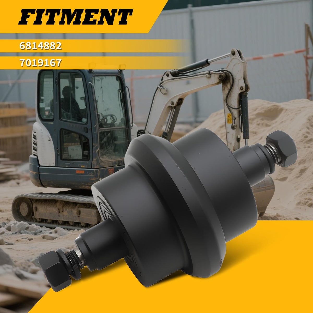 Jecoupoon Bottom Roller Compatible with Mini Excavator 331 335 430