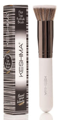 Flat Top Kabuki Foundation Brush for Liquid Makeup, Cream & Powder