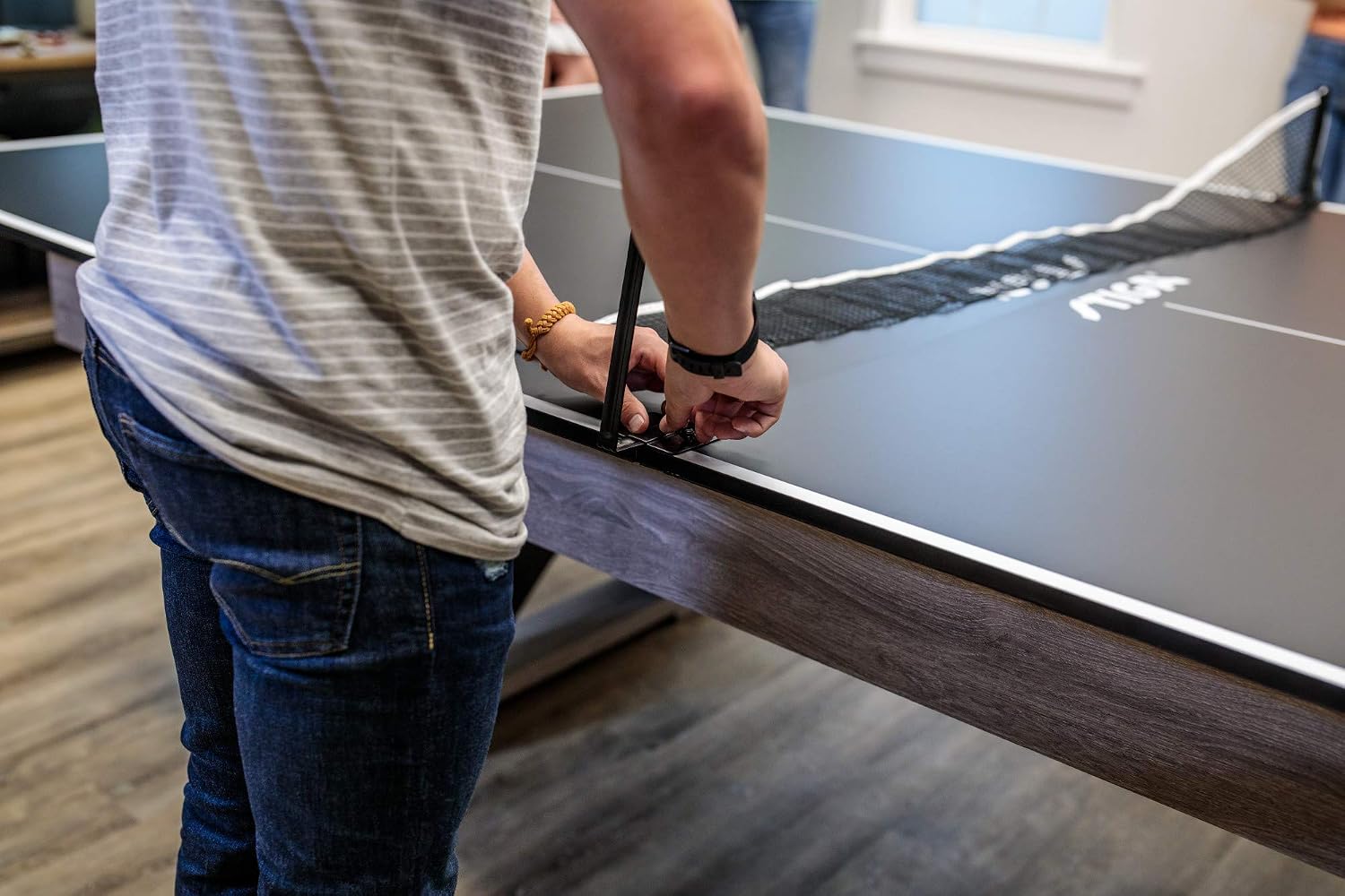 Premium Table Tennis Conversion Top - Ping Pong Pool Table Toppers with Net - Regulation Size - 2 Piece and 4 Piece
