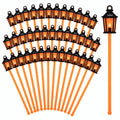 Halloween Lantern Drink Stirrers, 36 Pack, 7 Inch Cocktail Sticks
