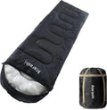 Camping Sleeping Bag- 4 Seasons for Adults, Light, Warm, Extra-Large with Compression Sack- Great for Hiking