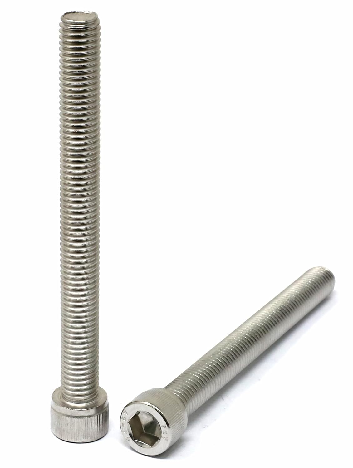 iexcell 2 Pcs M12 x 120mm Thread Pitch 1.75 mm Stainless Steel 304 Hex Socket Head Cap Screws Bolts Kit