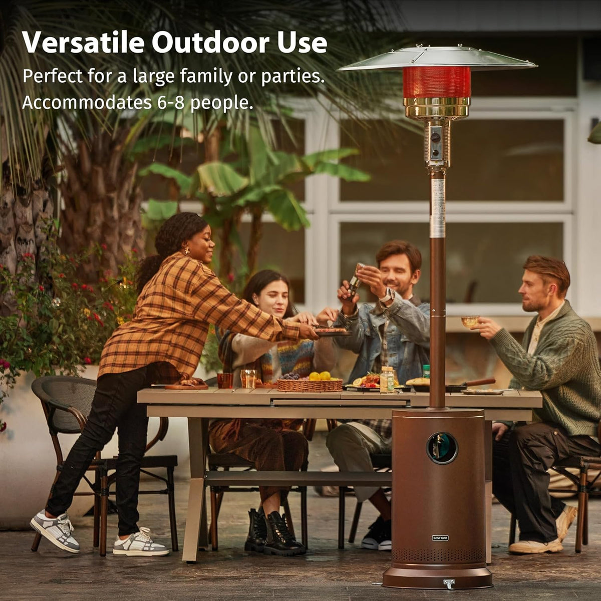 55,000 BTU Propane Patio Heater Outdoor