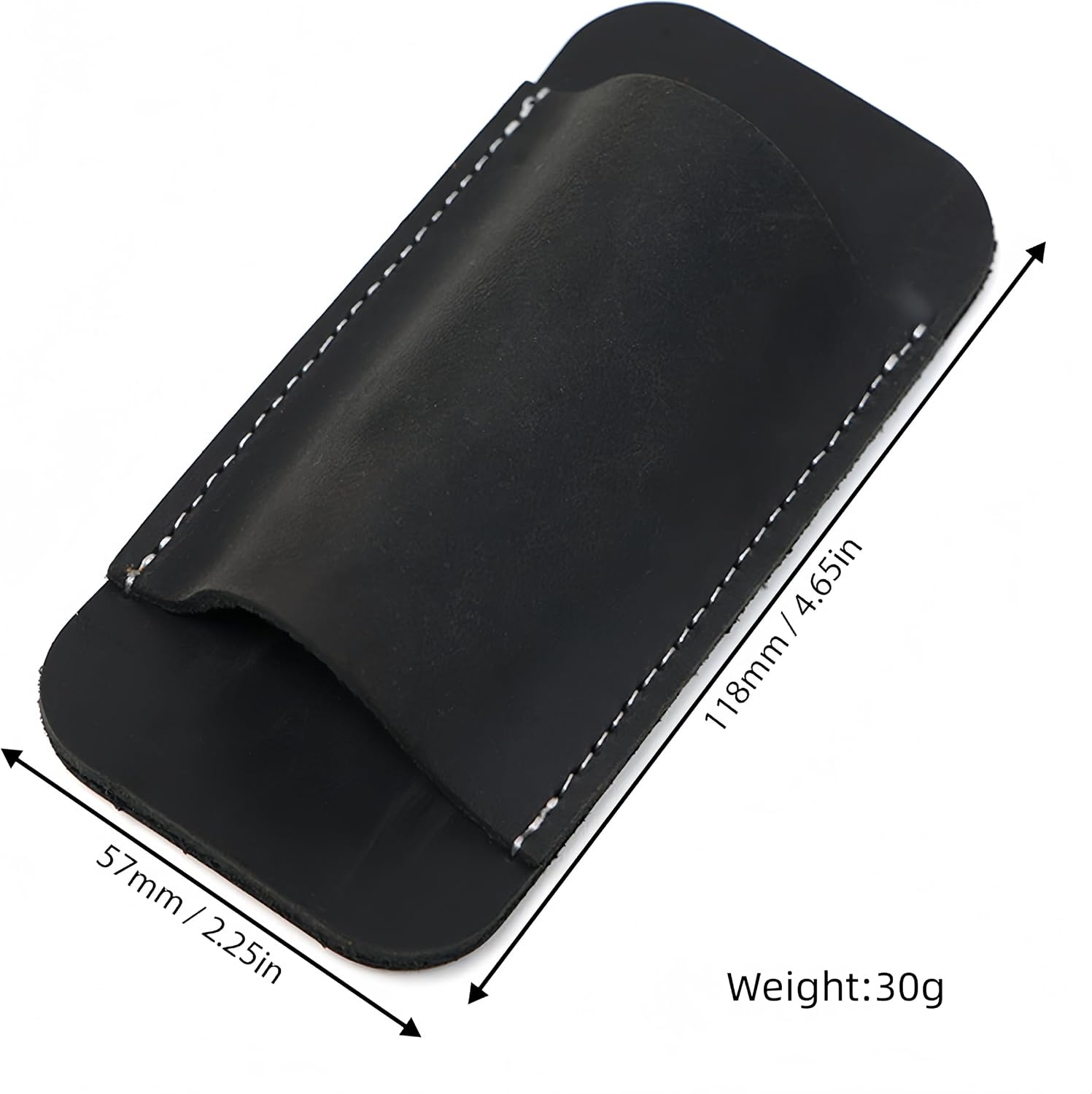 Leather Knife Sheath, Horizontal Carry Knife Sheath for Belt, Pocket Knife Holster, EDC Pocket Belt Pouch Organizer
