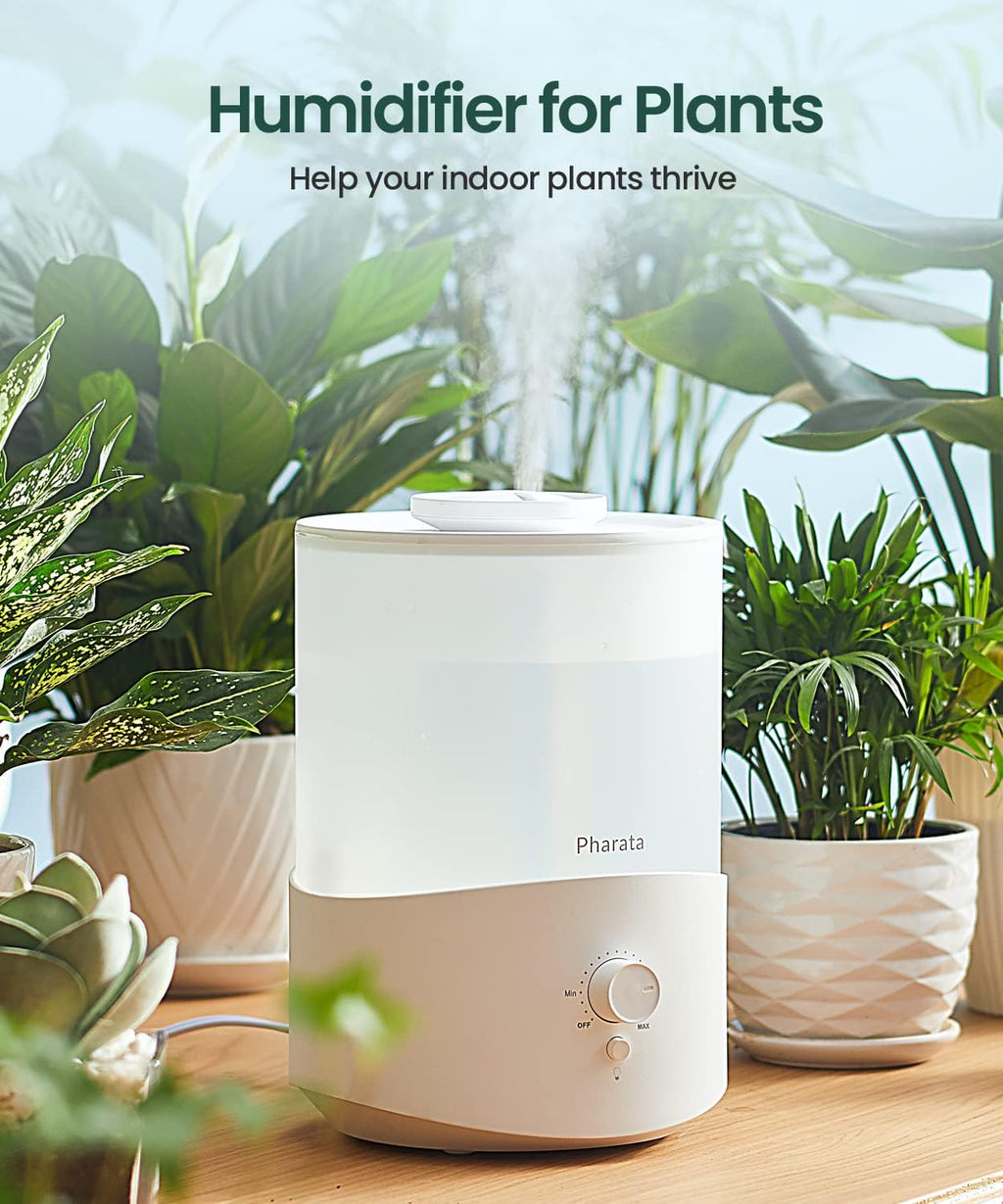 Humidifiers for Bedroom Large Room, 2.5L Cool Mist Humidifier with Essential Oil Diffuser, Top Fill Humidifier for