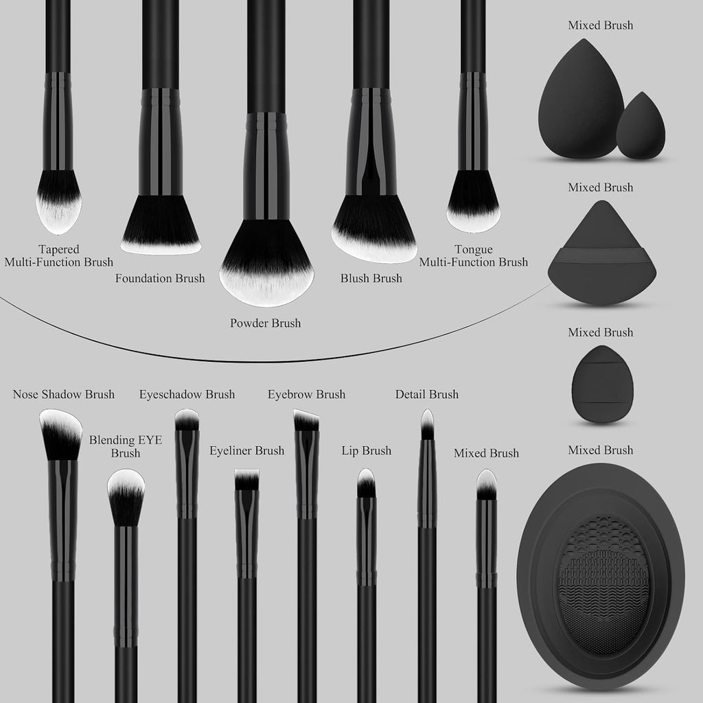 Makeup Brushes 26 Pcs Makeup Kit,Foundation Brush Eyeshadow Brush Make up Brushes Set