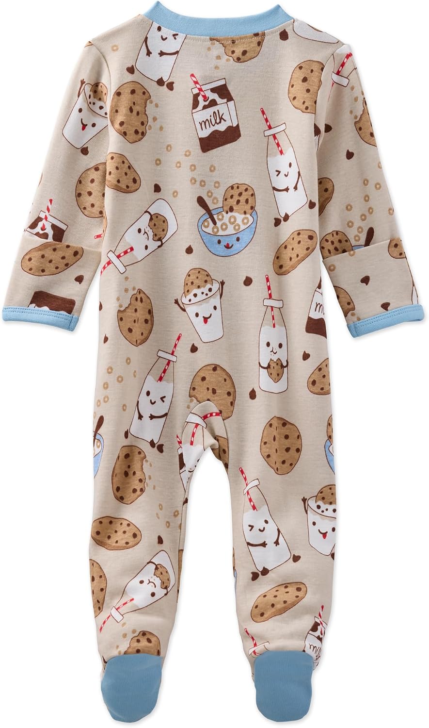 Scout Sleep & Play 100% Organic Cotton Footed Zip Front PJs