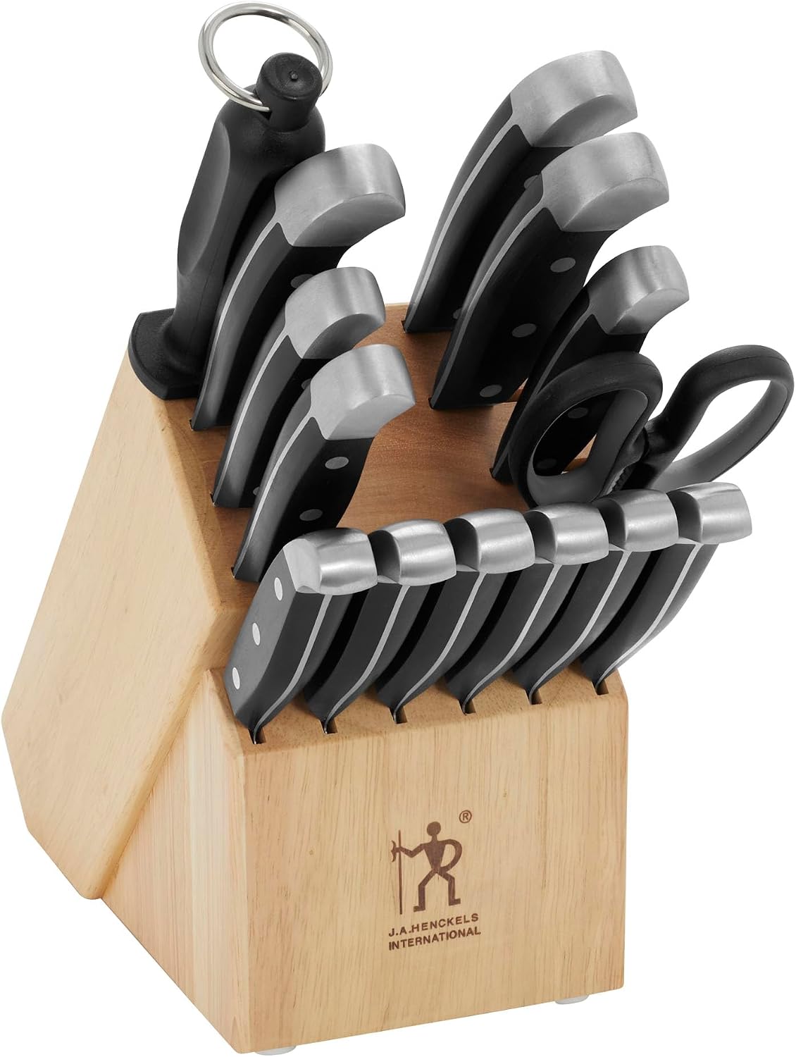 Statement 15 pc Knife Block Set, Razor-Sharp, German Engineered