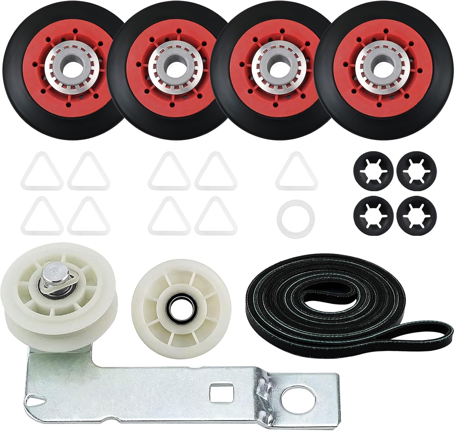 4392067 Dryer Repair Kit with W10837240 Idler Pulley for Whirlpool Dryer | Fit for Whirlpool Cabrio Duet Maytag