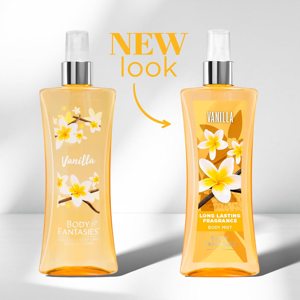 Signature Fragrance Body Spray, Vanilla, 8 fl oz (Pack of 2)