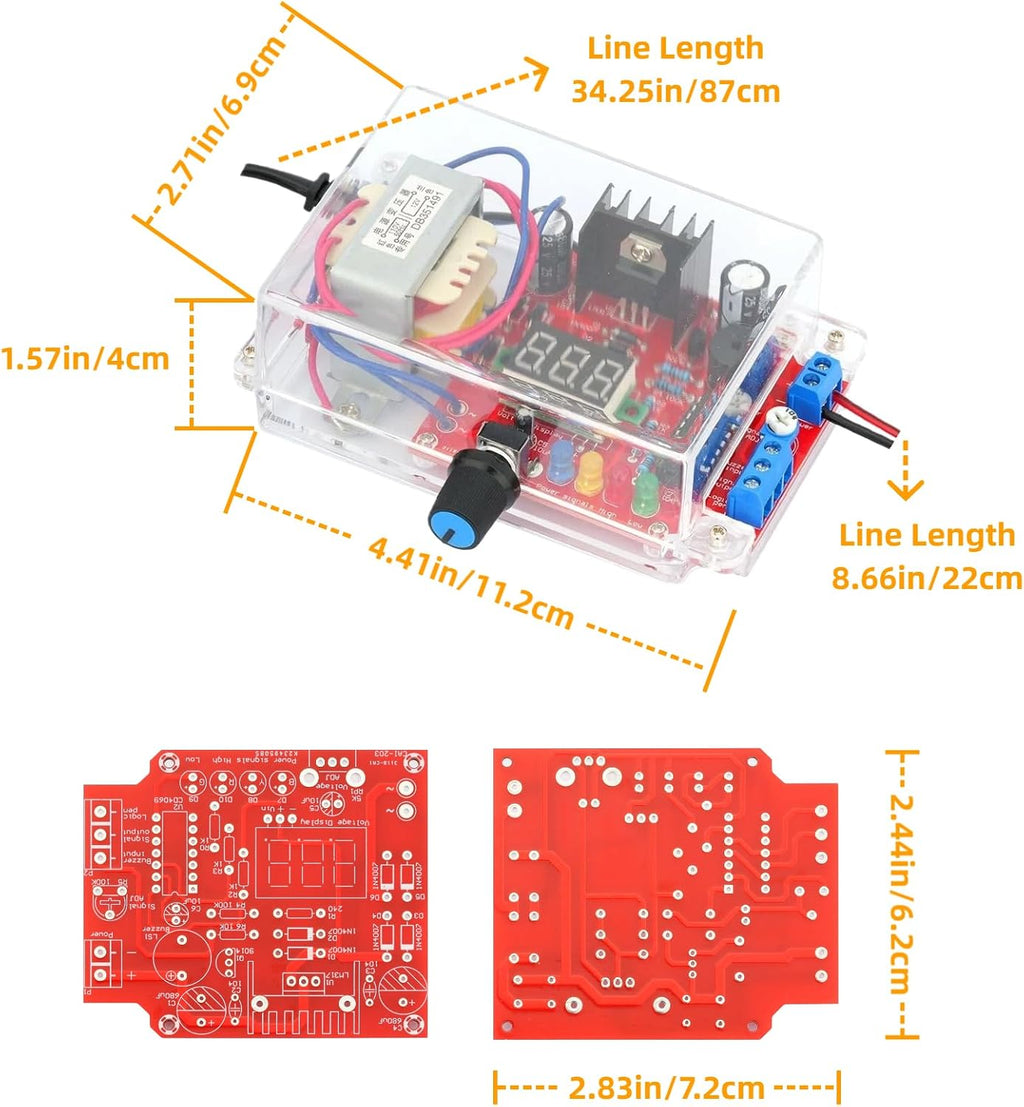 LM317 Adjustable Voltage Regulator Set DIY Electronics Kit for Adults