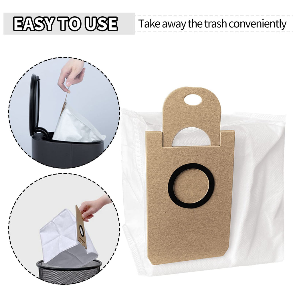 Replacement Dust Bags Compatible with Proscenic M7 Pro M8 Pro Vacuum Cleaner Accessory (9 Pack)