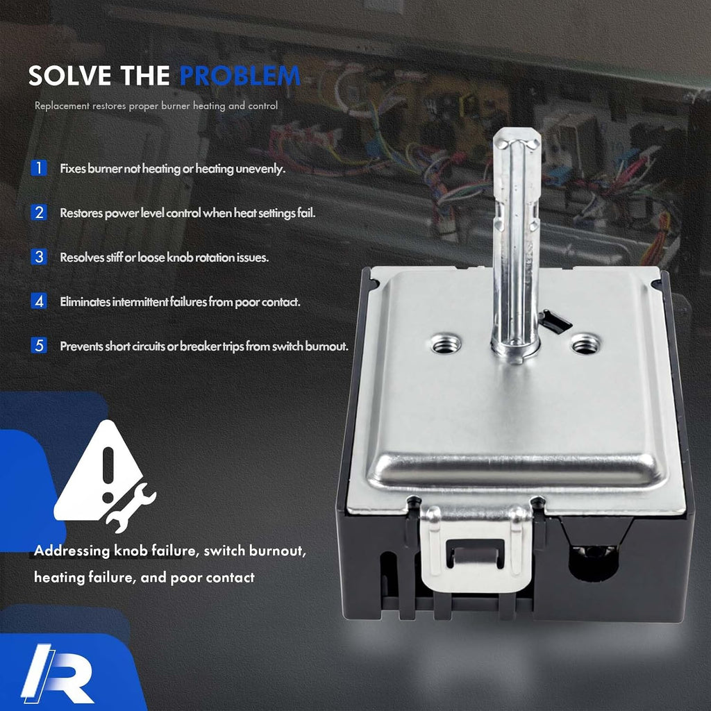 DG44-01006A Surface Element Control Switch Compatible with Samsung Range