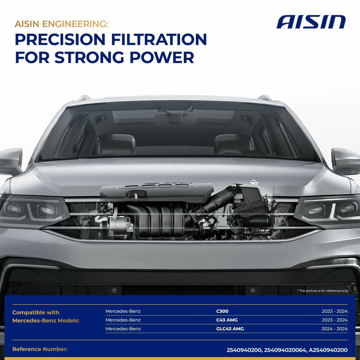 AISIN AFTERMARKET ARFMB-00394 Engine Air Filter